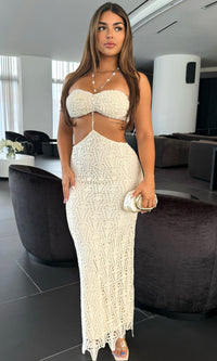 TAMARA KNIT CROCHET MAXI