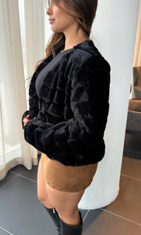 MANUELA FAUX FUR JACKET