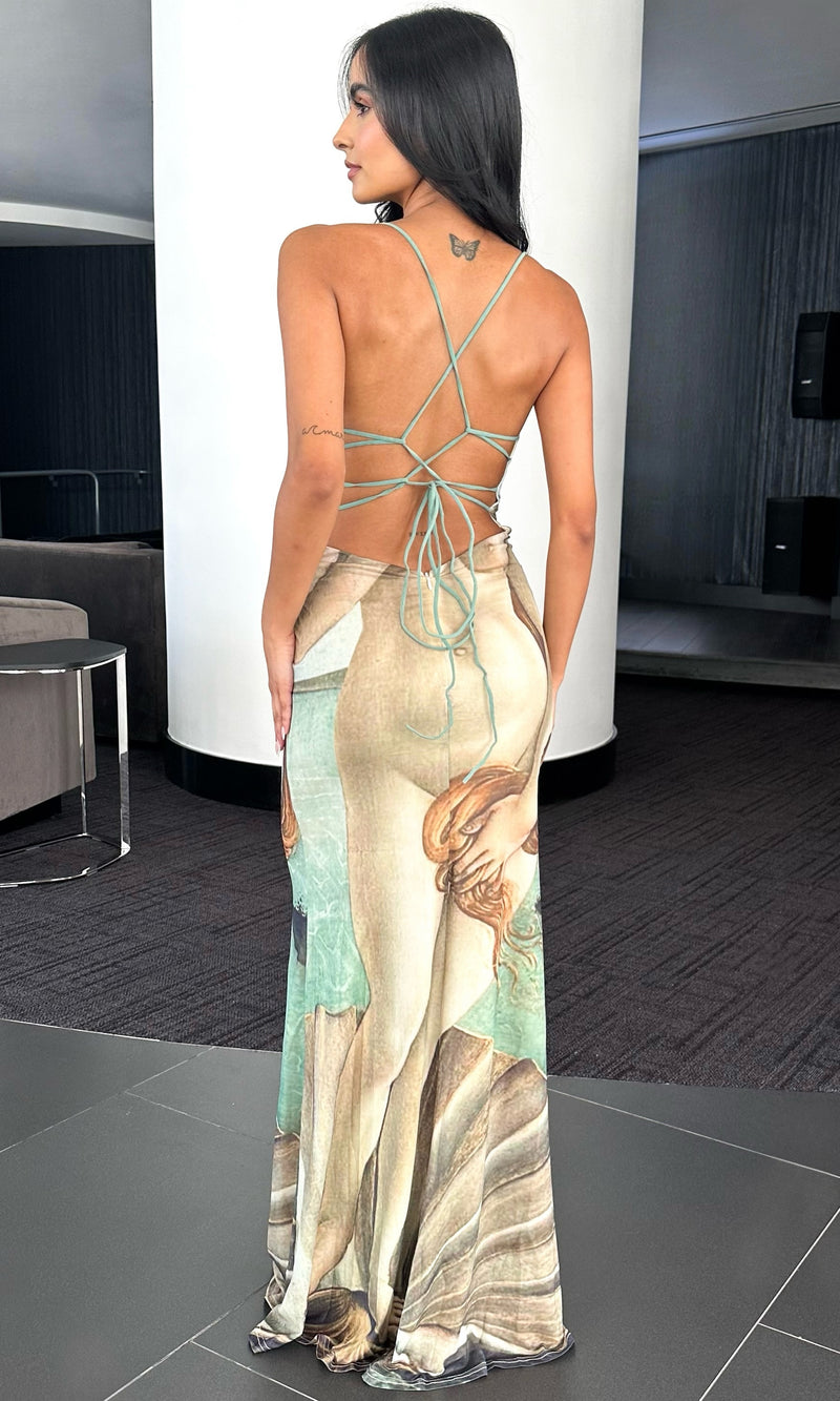 CLARISSA MESH MAXI DRESS