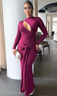 RONNIE CUTOUT MAXI DRESS