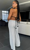 STEFANY STRIPE KNIT 3PC PANT SET