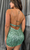 VICTORIA SEQUIN MINI DRESS
