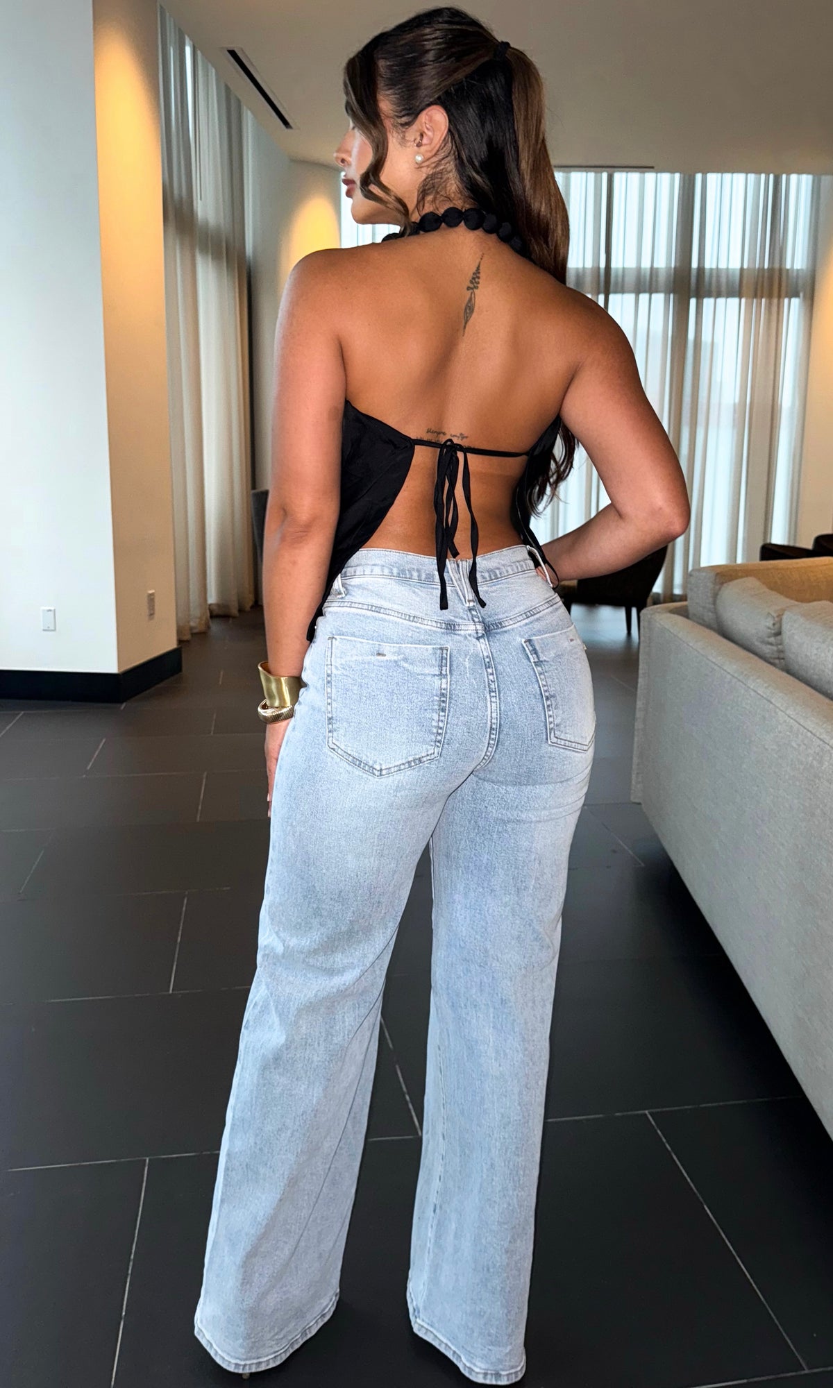 LENNIE WIDE LEG JEANS