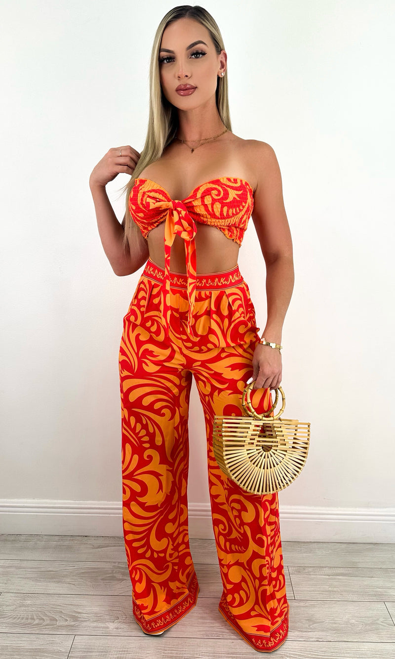 FEDERICA PRINTED PANT SET