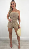 TURKS FAUX STRAW HANDLE BAG (IVORY)