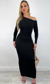 KATHERINE BUTTERY SOFT MAXI (BLACK)