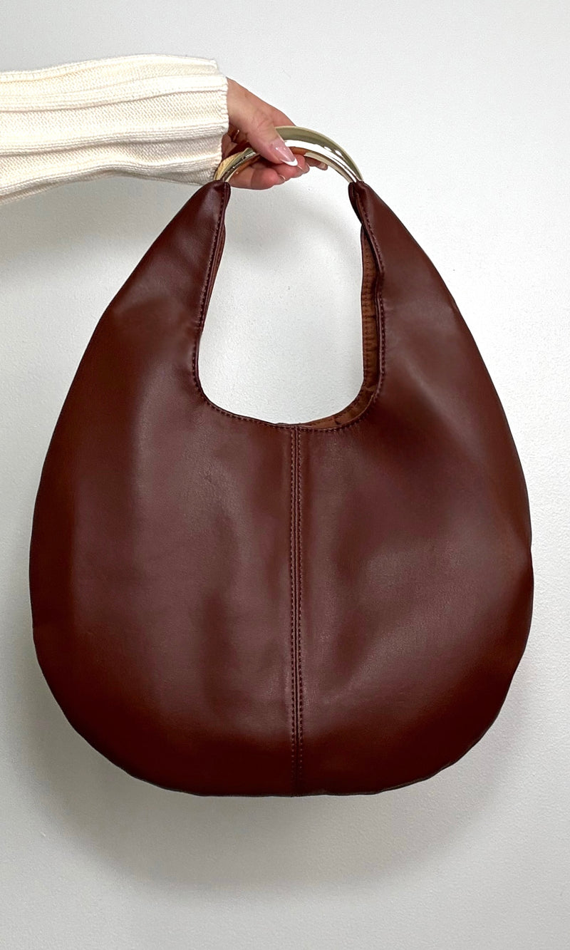LEATHER HOBO BAG