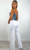DREW FLORAL TAPESTRY BUSTIER CORSET
