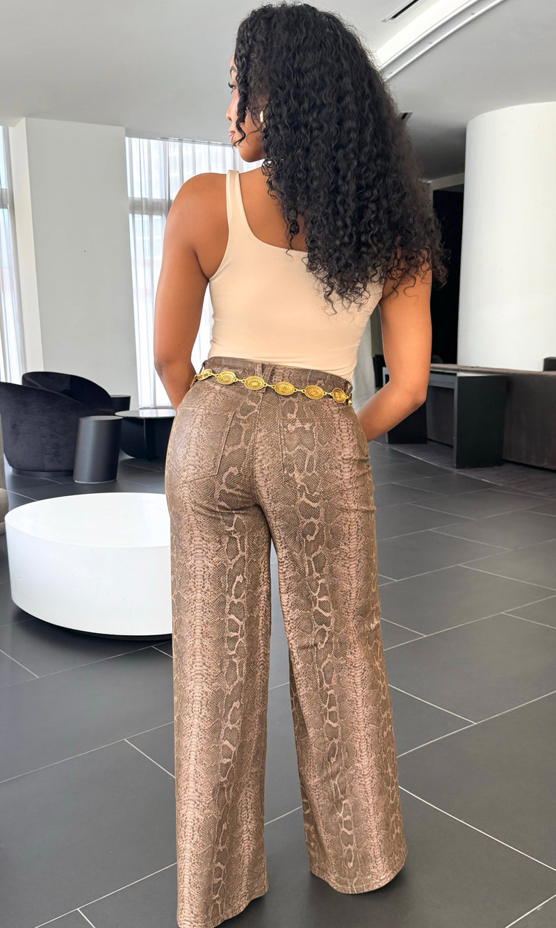 GEMMA PYTHON PRINT DENIMS