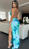 ROCIO ASYMMETRICAL MAXI DRESS (BLUE)