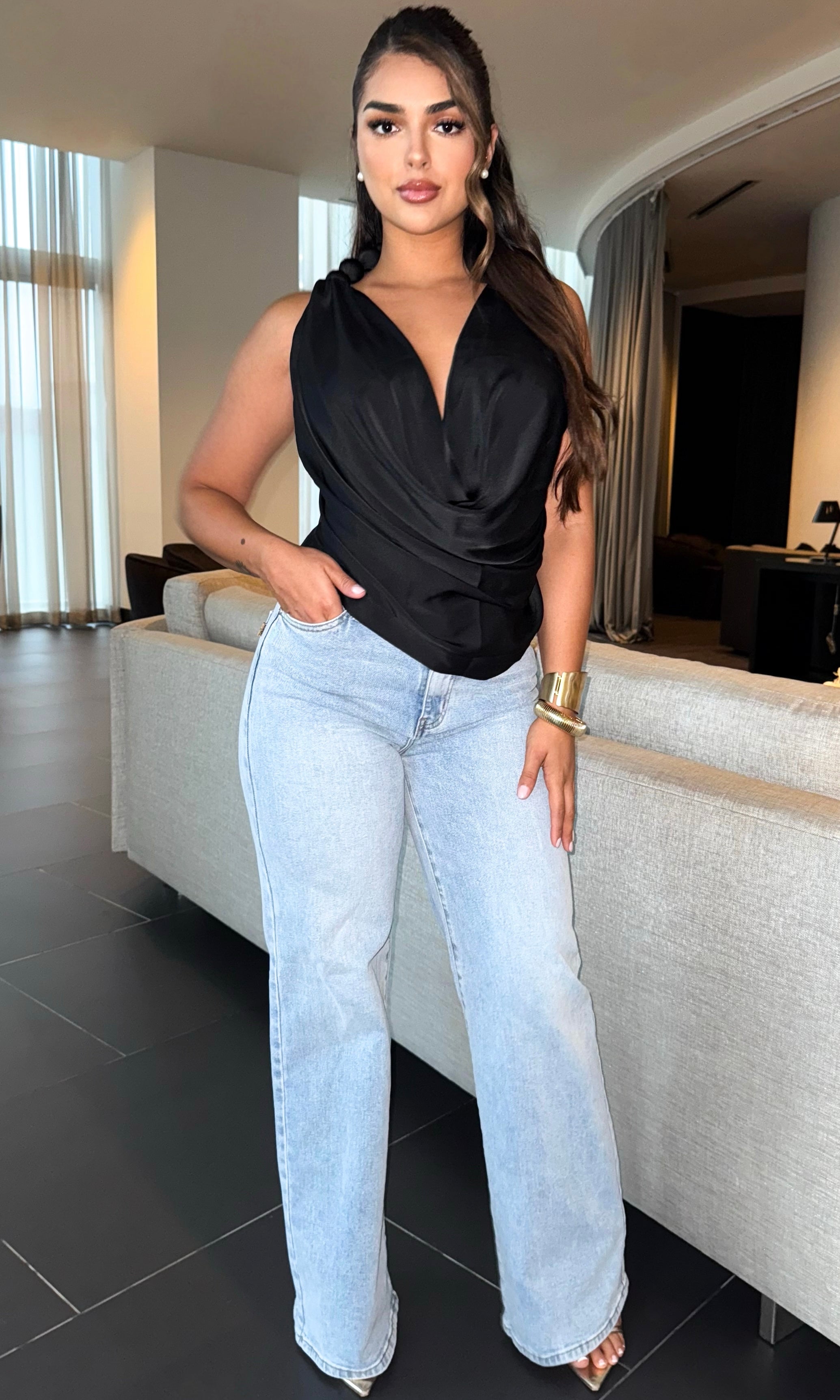 LENNIE WIDE LEG JEANS