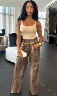 GEMMA PYTHON PRINT DENIMS