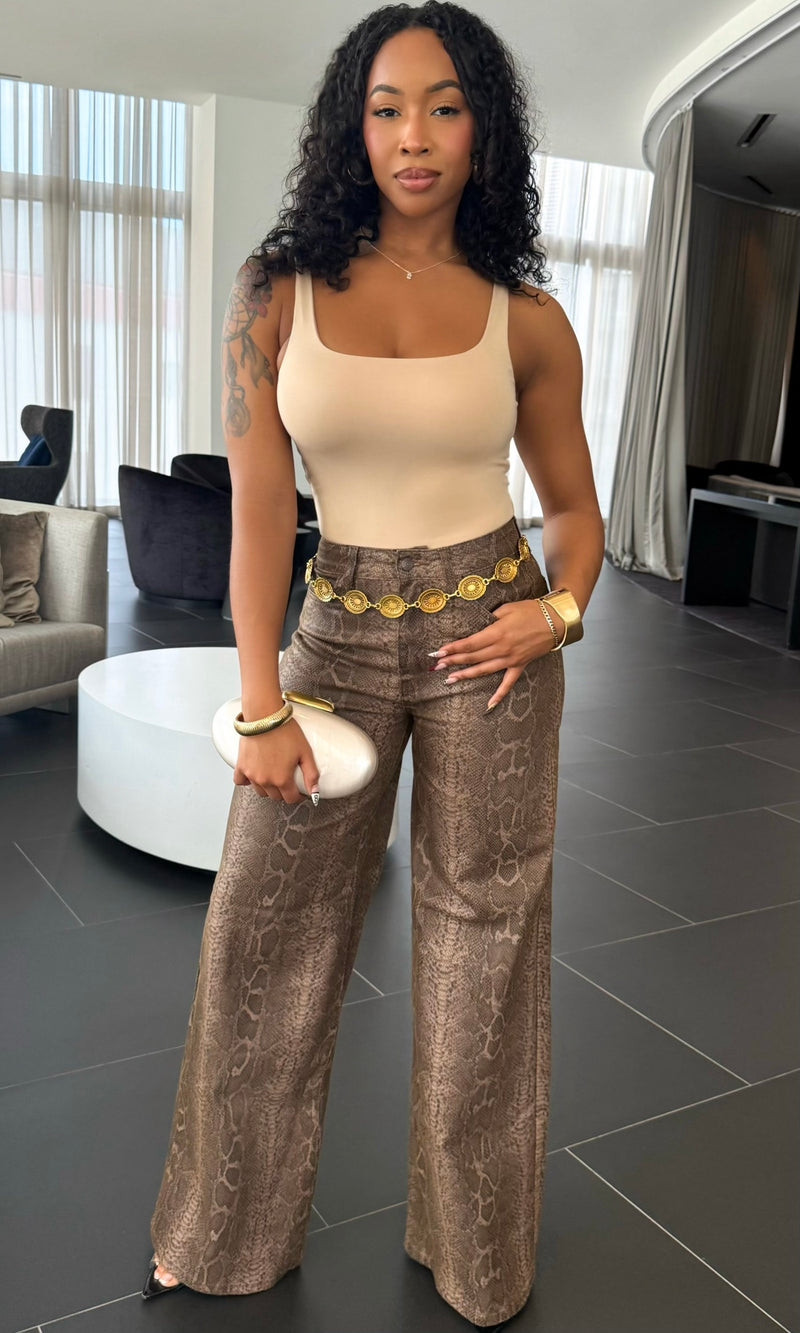 GEMMA PYTHON PRINT DENIMS