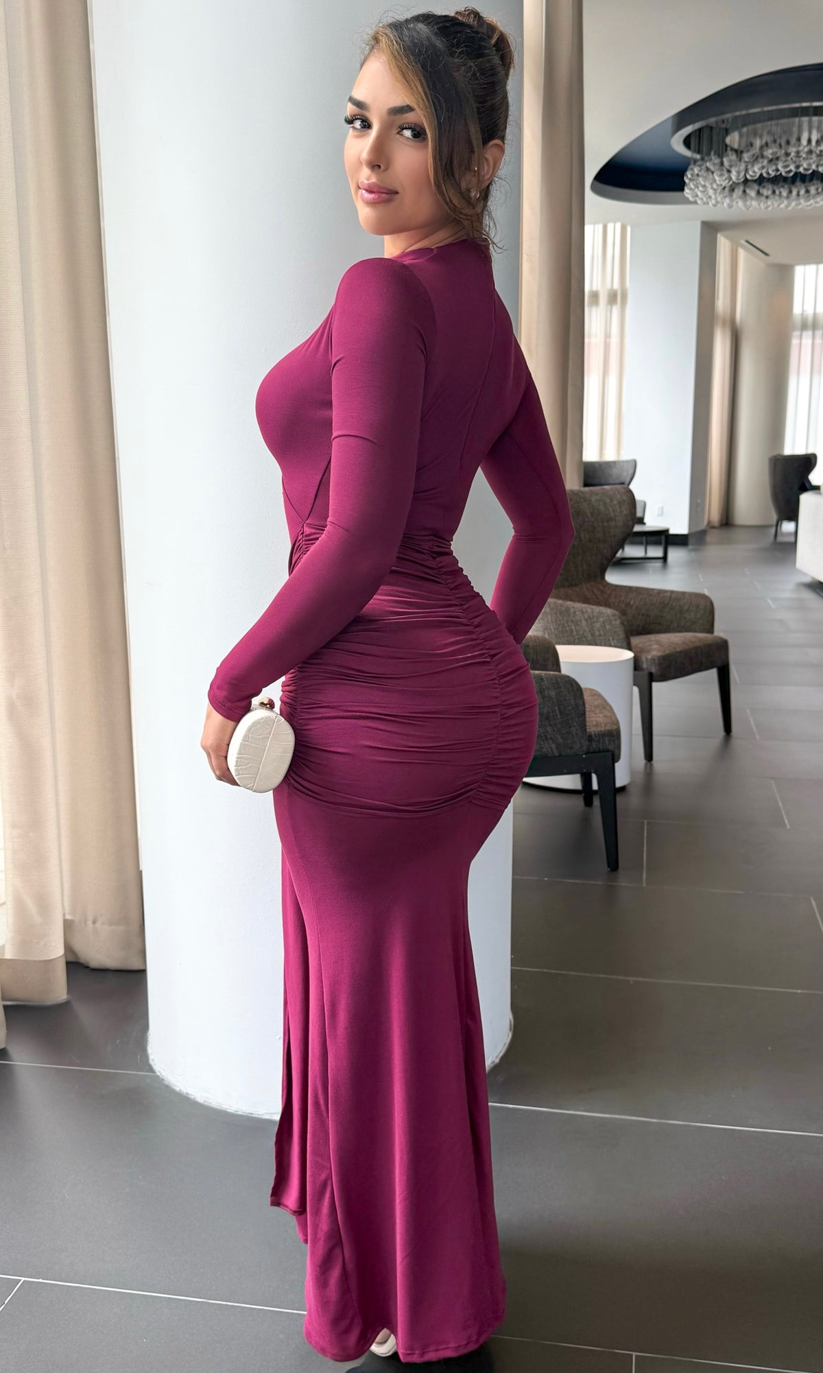 RONNIE CUTOUT MAXI DRESS