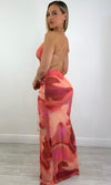 ROCIO ASYMMETRICAL MAXI DRESS (CORAL)