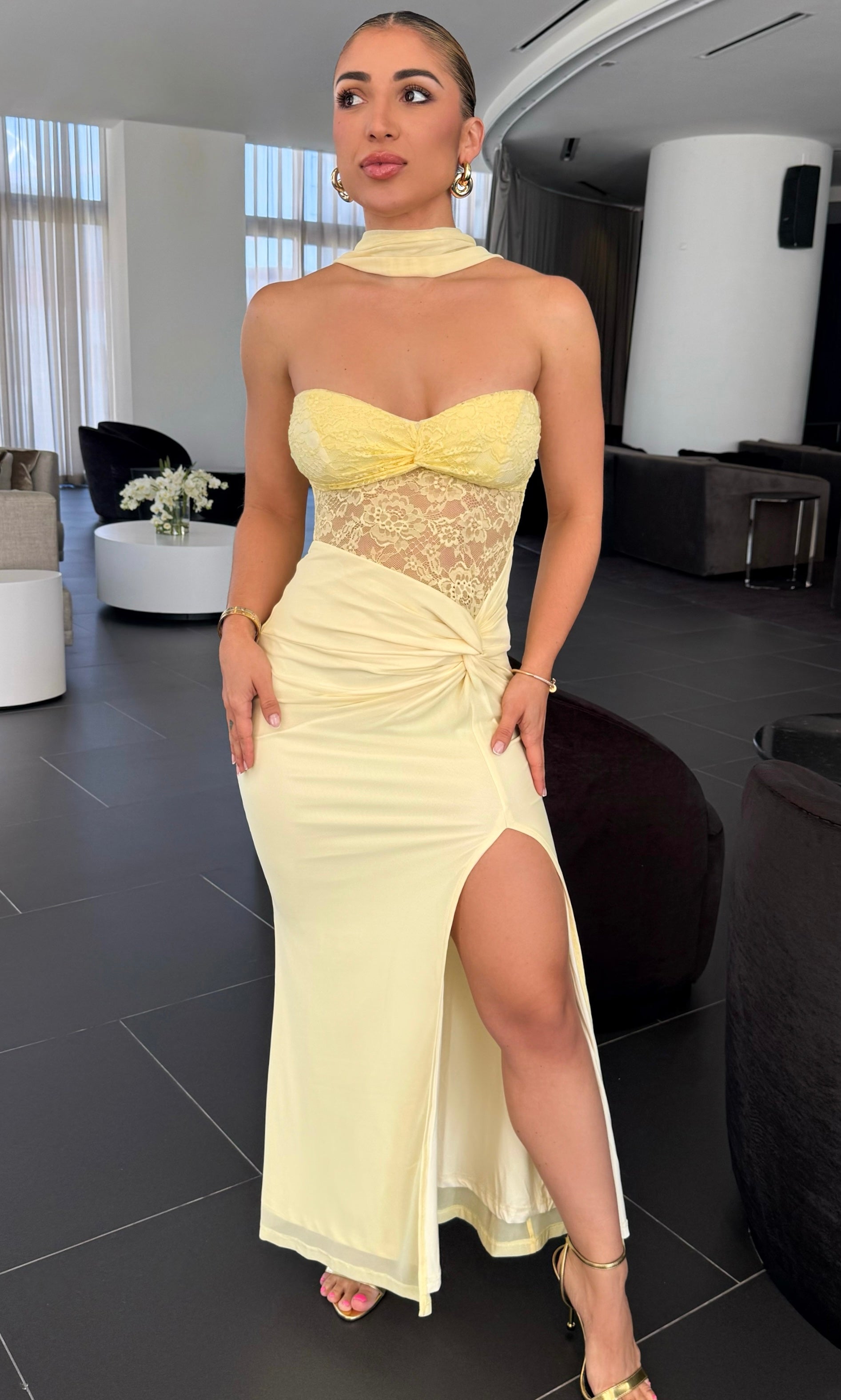 VALERIE LACE MAXI DRESS