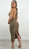 NAOMI SEASHELL KNIT MAXI (MOCHA)