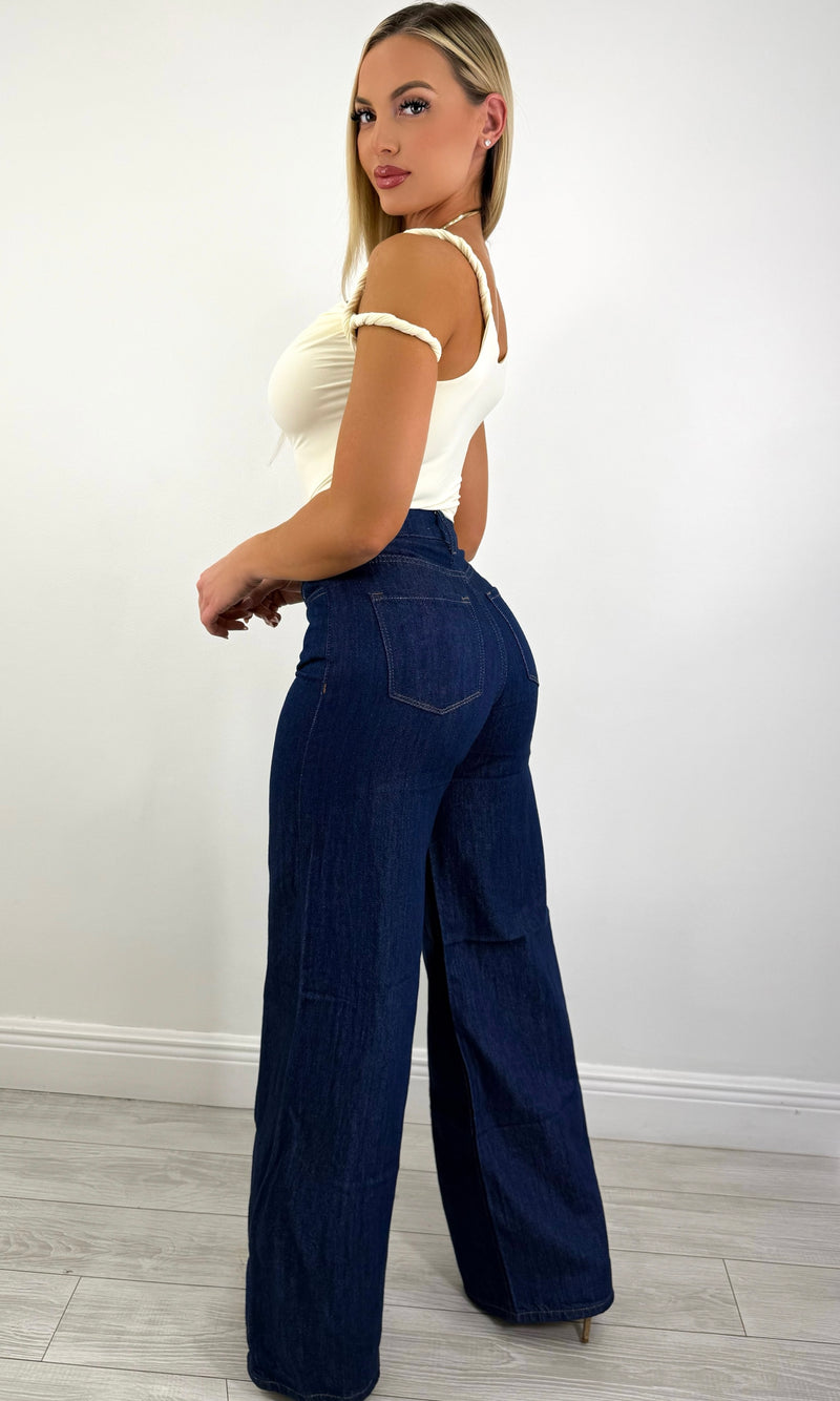 MAGGIE HIGH-RISE WIDE DENIMS
