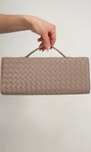 WOVEN CLUTCH (BEIGE)