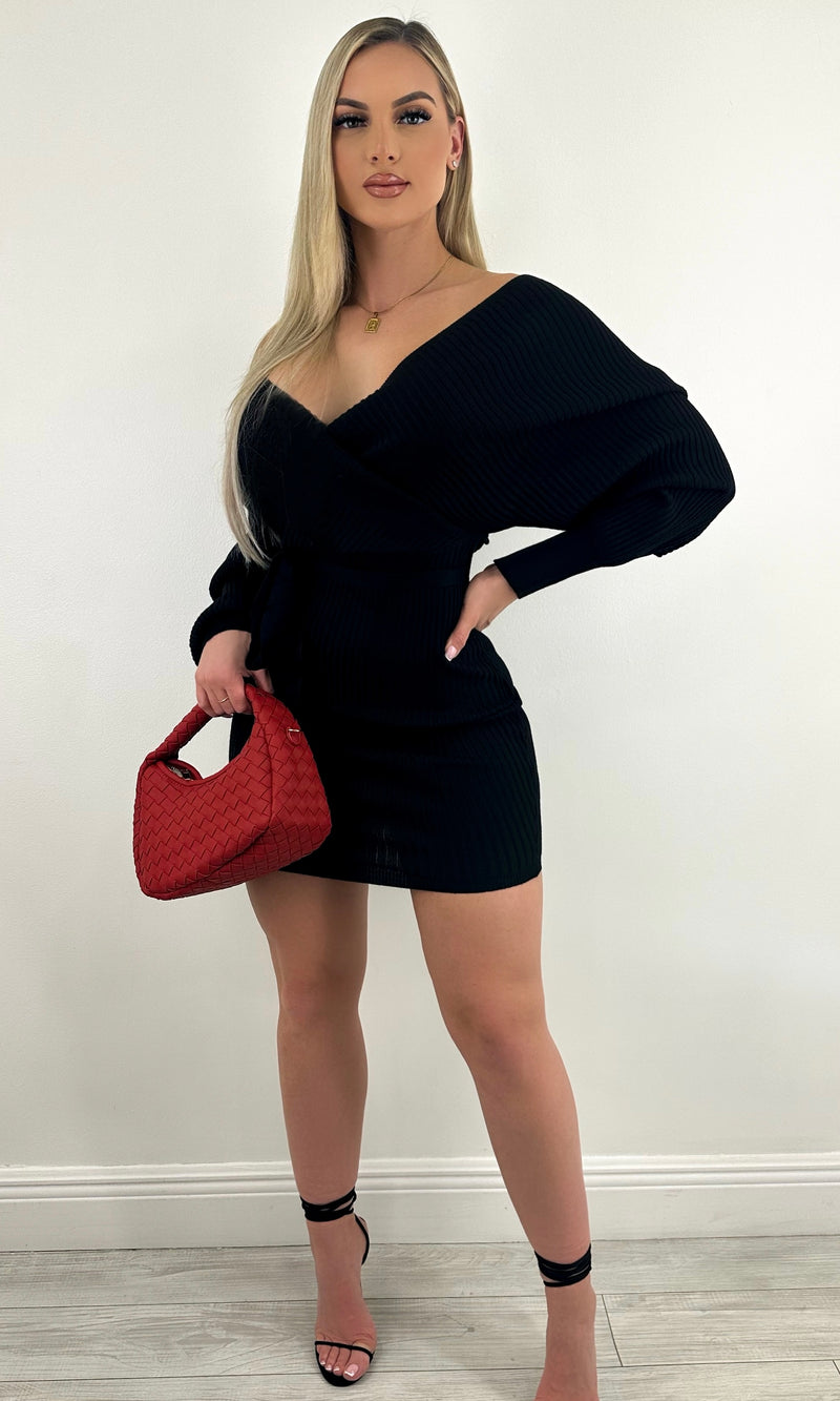 SABRINA MINI DRESS (BLACK)