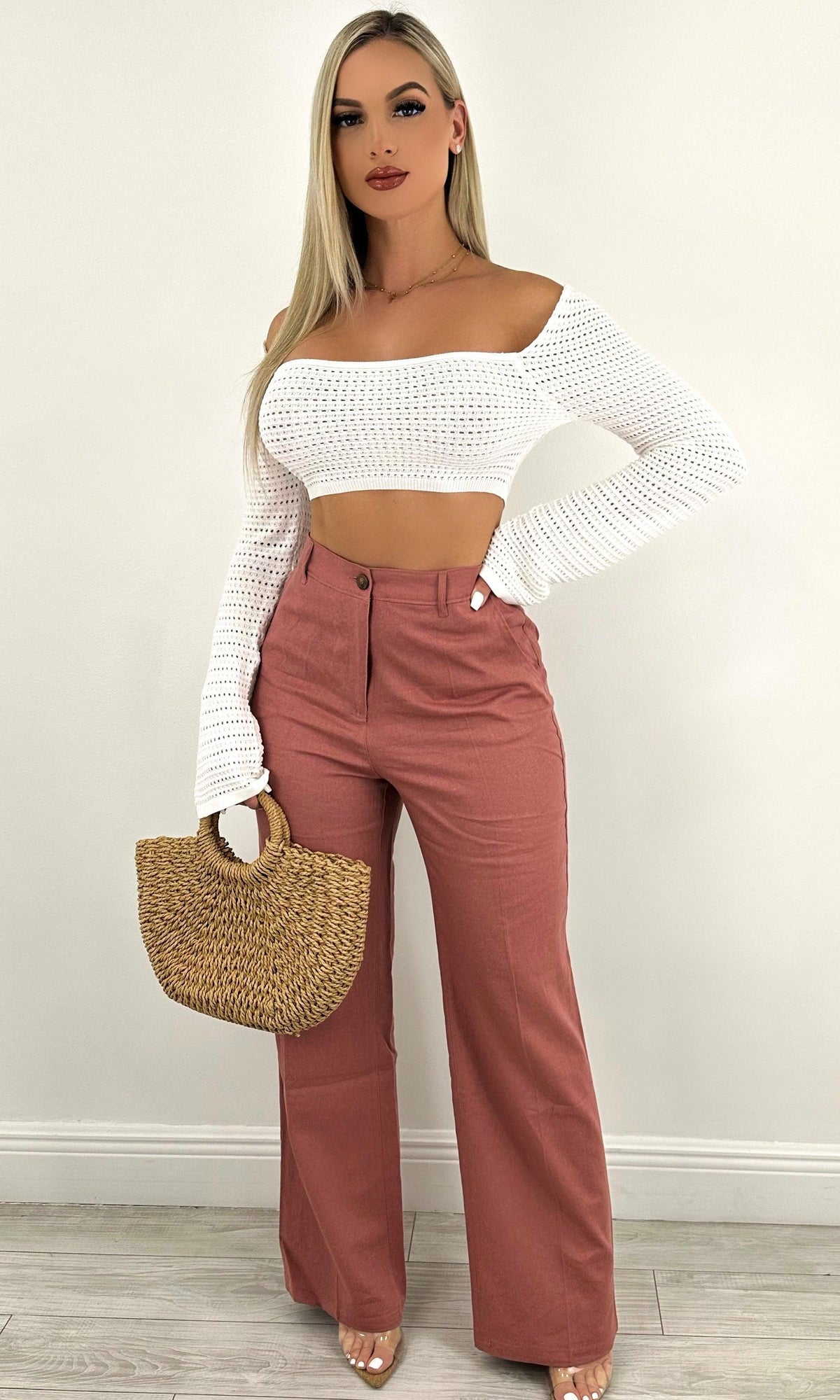 LORENA KNIT SLEEVE TOP - Elite Styles Boutique