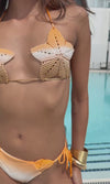 STAR MACRAME BIKINI SET (ORANGE)