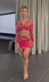 JESSY MESH SKIRT SET