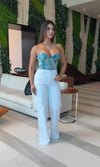 DREW FLORAL TAPESTRY BUSTIER CORSET