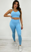 CAROLYN ACTIVE SET (BABY BLUE) - Elite Styles Boutique