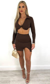 BELLA SET (BROWN) - Elite Styles Boutique