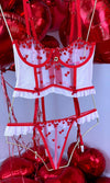 HEARTS RACING BUSTIER SET - Elite Styles Boutique
