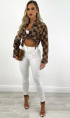 KAYLA JEGGINGS (OFF WHITE) - Elite Styles Boutique