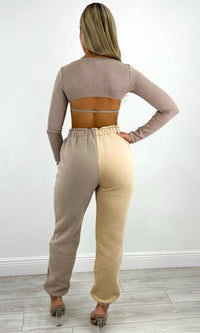 MELLY TWO-TONE SWEATPANTS - Elite Styles Boutique