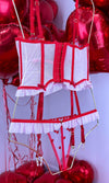 HEARTS RACING BUSTIER SET - Elite Styles Boutique